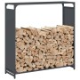 Leñero antracita 90x28x90 cm Acero laminado en frío de , Bolsas y soportes de leña - Ref: Foro24-864217, Precio: 65,30 €, Des...
