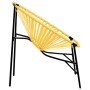 Juego de sillas de jardín 3uds ratán sintético negro y amarillo de , Sillas de jardín - Ref: Foro24-4009295, Precio: 169,92 €...