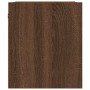 Mesillas de noche de pared 2 uds roble marrón 38x34x40 cm de , Mesitas de noche - Ref: Foro24-861242, Precio: 66,25 €, Descue...