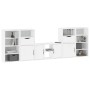 Muebles de TV 5 uds. con almacenaje "ODDA" blanco madera pino de , Muebles TV - Ref: Foro24-3365371, Precio: 265,45 €, Descue...