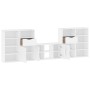 Muebles de TV 5 uds. con almacenaje "ODDA" blanco madera pino de , Muebles TV - Ref: Foro24-3365371, Precio: 265,45 €, Descue...