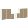 Muebles de TV 5 uds. con almacenaje "ODDA" blanco madera pino de , Muebles TV - Ref: Foro24-3365371, Precio: 265,45 €, Descue...