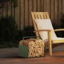 Leñero verde oliva 40x40x40 cm Acero laminado en frío de , Bolsas y soportes de leña - Ref: Foro24-864274, Precio: 41,19 €, D...