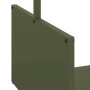 Leñero verde oliva 40x40x40 cm Acero laminado en frío de , Bolsas y soportes de leña - Ref: Foro24-864274, Precio: 41,19 €, D...