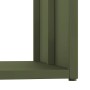 Leñero verde oliva 40x40x40 cm Acero laminado en frío de , Bolsas y soportes de leña - Ref: Foro24-864274, Precio: 41,19 €, D...