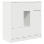 Aparador con cajones y puertas blanco 70,5x34x74,5 cm de , Aparadores - Ref: Foro24-861841, Precio: 105,85 €, Descuento: %