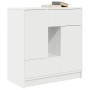 Aparador con cajones y puertas blanco 70,5x34x74,5 cm de , Aparadores - Ref: Foro24-861841, Precio: 105,85 €, Descuento: %
