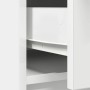 Aparador con cajones y puertas blanco 70,5x34x74,5 cm de , Aparadores - Ref: Foro24-861841, Precio: 105,85 €, Descuento: %