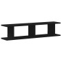 Estantes de pared 2 uds roble negro 90x18x20 cm de , Estantes y estanterías - Ref: Foro24-862061, Precio: 42,92 €, Descuento: %