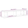 Estantes de pared 2 uds roble negro 90x18x20 cm de , Estantes y estanterías - Ref: Foro24-862061, Precio: 42,92 €, Descuento: %
