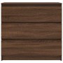 Aparador roble marrón 80x35x76 cm madera de ingeniería de , Aparadores - Ref: Foro24-861739, Precio: 103,09 €, Descuento: %