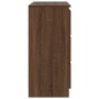 Aparador roble marrón 80x35x76 cm madera de ingeniería de , Aparadores - Ref: Foro24-861739, Precio: 103,09 €, Descuento: %