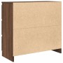 Aparador roble marrón 80x35x76 cm madera de ingeniería de , Aparadores - Ref: Foro24-861739, Precio: 103,09 €, Descuento: %