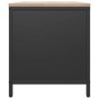Leñero con tablero de madera negro 100,5x35,5x40 cm de , Bolsas y soportes de leña - Ref: Foro24-864255, Precio: 105,39 €, De...
