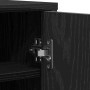 Zapatero de madera de roble negro 32x35x70 cm de , Zapateros y organizadores de calzado - Ref: Foro24-862075, Precio: 65,67 €...