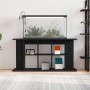 Soporte para acuario de madera de roble negro 120x40x60 cm de , Soportes para acuarios - Ref: Foro24-862151, Precio: 90,18 €,...