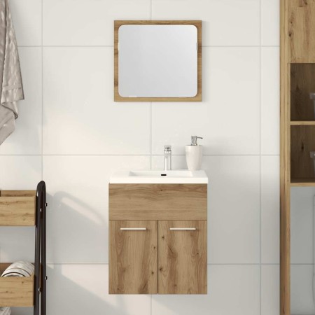 Juego de muebles baño 2 piezas madera ingeniería roble artisan de , Muebles de baño - Ref: Foro24-862037, Precio: 57,84 €, De...