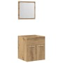 Juego de muebles baño 2 piezas madera ingeniería roble artisan de , Muebles de baño - Ref: Foro24-862037, Precio: 57,84 €, De...