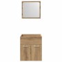 Juego de muebles baño 2 piezas madera ingeniería roble artisan de , Muebles de baño - Ref: Foro24-862037, Precio: 57,84 €, De...