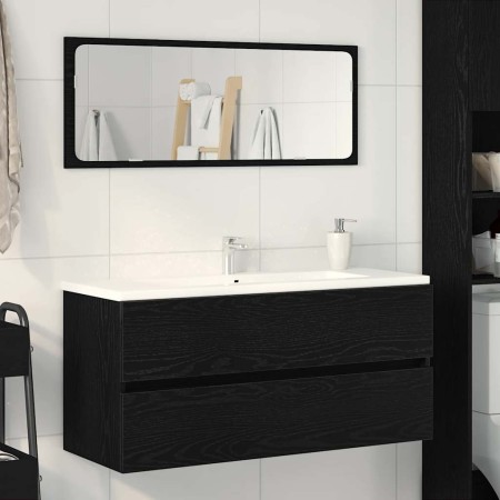 Mueble para lavabo roble negro 100x38,5x45 cm madera ingeniería de , Muebles de baño - Ref: Foro24-862545, Precio: 68,33 €, D...