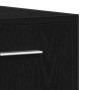 Mueble de baño con espejo de madera de ingeniería roble negro de , Muebles de baño - Ref: Foro24-862014, Precio: 67,69 €, Des...