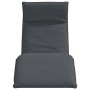 Tumbona plegable antracita 175x54x8,5 cm tejido oxford de , Tumbonas - Ref: Foro24-4019746, Precio: 109,60 €, Descuento: %