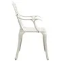 Sillas de jardín 2 unidades aluminio fundido blanco de vidaXL, Sillas de jardín - Ref: Foro24-315574, Precio: 247,80 €, Descu...