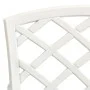 Sillas de jardín 2 unidades aluminio fundido blanco de vidaXL, Sillas de jardín - Ref: Foro24-315574, Precio: 247,80 €, Descu...