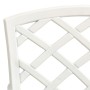 Sillas de jardín 2 unidades aluminio fundido blanco de vidaXL, Sillas de jardín - Ref: Foro24-315574, Precio: 279,52 €, Descu...