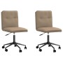 Sillas de comedor 2 unidades cuero sintético color capuchino de , Sillas de comedor - Ref: Foro24-3315423, Precio: 120,02 €, ...