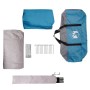 Tienda de campaña para 4 personas impermeable azul de , Tiendas de campaña - Ref: Foro24-4100665, Precio: 88,77 €, Descuento: %