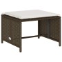 Set de muebles de jardín con cojines apilables 5 pzas marrón de , Sofás de exterior - Ref: Foro24-4104164, Precio: 250,75 €, ...