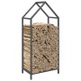 Leñero antracita 40x25x90 cm Acero laminado en frío de , Bolsas y soportes de leña - Ref: Foro24-864297, Precio: 41,85 €, Des...
