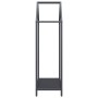 Leñero antracita 40x25x90 cm Acero laminado en frío de , Bolsas y soportes de leña - Ref: Foro24-864297, Precio: 41,85 €, Des...