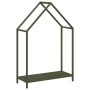 Leñero verde oliva 60x25x90 cm Acero laminado en frío de , Bolsas y soportes de leña - Ref: Foro24-864310, Precio: 40,29 €, D...