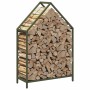 Leñero verde oliva 60x25x90 cm Acero laminado en frío de , Bolsas y soportes de leña - Ref: Foro24-864310, Precio: 40,29 €, D...