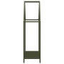 Leñero verde oliva 60x25x90 cm Acero laminado en frío de , Bolsas y soportes de leña - Ref: Foro24-864310, Precio: 40,29 €, D...