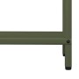 Leñero verde oliva 60x25x90 cm Acero laminado en frío de , Bolsas y soportes de leña - Ref: Foro24-864310, Precio: 40,29 €, D...