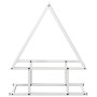 Leñero blanco 50x25x60 cm Acero laminado en frío de , Bolsas y soportes de leña - Ref: Foro24-864312, Precio: 30,49 €, Descue...