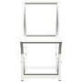 Leñero blanco 50x25x50 cm Acero laminado en frío de , Bolsas y soportes de leña - Ref: Foro24-864276, Precio: 32,00 €, Descue...