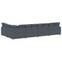 Sofá modular con cojines terciopelo gris oscuro de , Sofás - Ref: Foro24-3321329, Precio: 957,09 €, Descuento: %