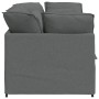 Sofá modular con cojines de tela gris oscuro de , Sofás - Ref: Foro24-3321238, Precio: 375,71 €, Descuento: %