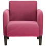 Sillón con reposabrazos Terciopelo Rojo Vino 54 cm de , Sillones - Ref: Foro24-4100582, Precio: 110,44 €, Descuento: %