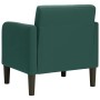 Sillón con reposabrazos Terciopelo Verde Oscuro 54 cm de , Sillones - Ref: Foro24-4100580, Precio: 128,28 €, Descuento: %