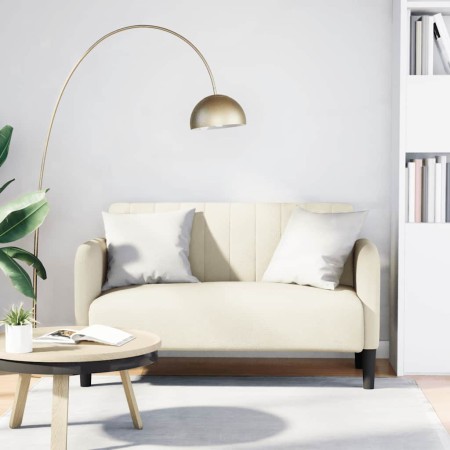 Sofá Loveseat terciopelo crema 109 cm de , Sofás - Ref: Foro24-4100594, Precio: 169,23 €, Descuento: %