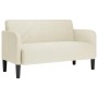Sofá Loveseat terciopelo crema 109 cm de , Sofás - Ref: Foro24-4100594, Precio: 169,23 €, Descuento: %