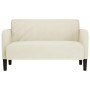 Sofá Loveseat terciopelo crema 109 cm de , Sofás - Ref: Foro24-4100594, Precio: 169,23 €, Descuento: %