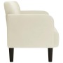 Sofá Loveseat terciopelo crema 109 cm de , Sofás - Ref: Foro24-4100594, Precio: 169,23 €, Descuento: %