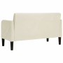 Sofá Loveseat terciopelo crema 109 cm de , Sofás - Ref: Foro24-4100594, Precio: 169,23 €, Descuento: %