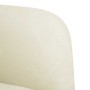 Sofá Loveseat terciopelo crema 109 cm de , Sofás - Ref: Foro24-4100594, Precio: 169,23 €, Descuento: %